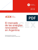 2 Estudio de Mercado. El Sector de Las Energías Renovables en Argentina 2018