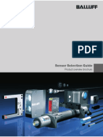 Sensor Selection Guide: Product Overview Brochure