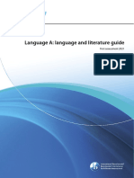 Language a- Language and Literature Guide First Assessment 2021