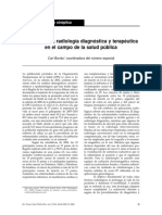 El Papel de La Radiología Diagnóstica y Terapéutica en El Campo de La Salud Pública