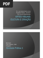 Especialização em Artes Visuais_ Cultura e Criação - Getúlio Martins 2011
