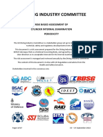 Uk Diving Industry Committee: Risk Based Assessment of Cylinder Internal Examination Periodicity