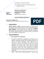 Auto de Prision Preventiva