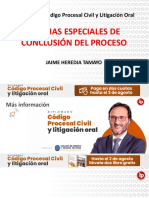 Formas Especiales de Conclusión Del Proceso PDF Gratis
