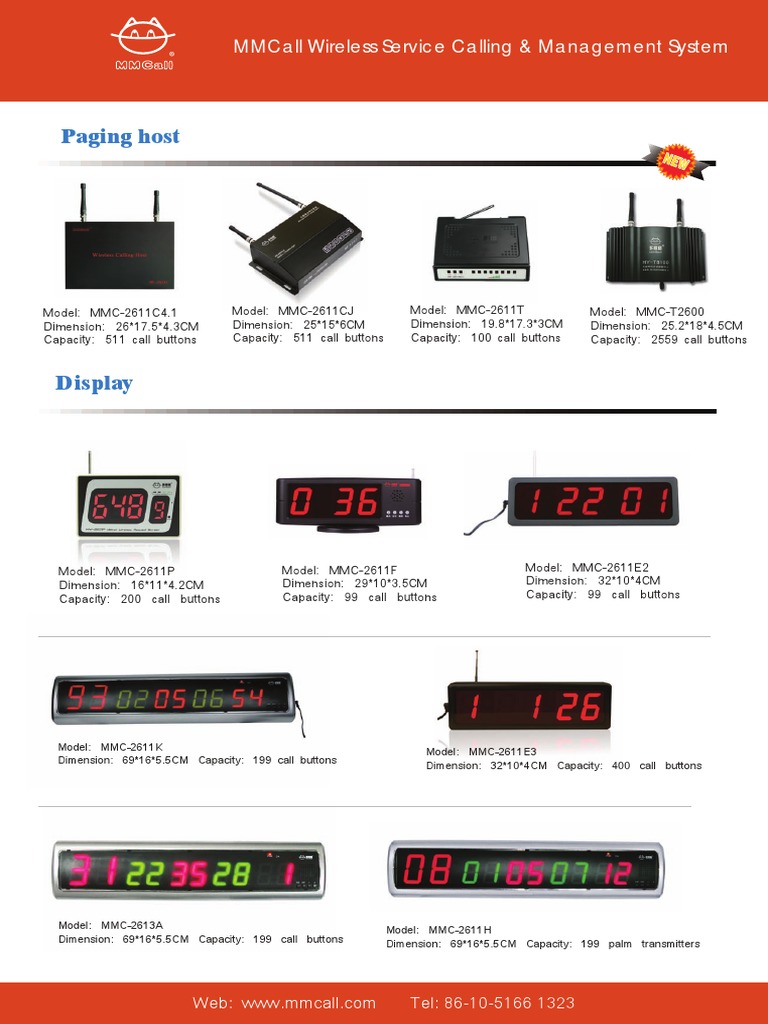 MMCall Paging System Overview | PDF | Telecommunications Equipment ...