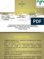 Detection of Coliform From Animal Origin Food: AN Assignment ON