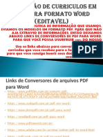 Conversão de Curriculos em PDF para Formato Word