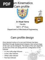 Cam Kinematics - Cam Profile