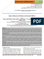 JMSCR Vol - 04 - Issue - 12 - Page 14641-14649 - December: Study of Behavioral Problems in Preschool Children