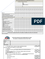 Auto-evaluación salud COVID