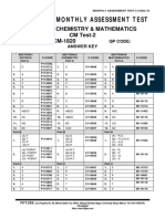 CM Monthly Test ClassXI 30.08.2018