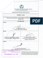 Procedimiento para la administración segura de quimioterapia