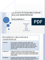 Alat Dan Fungsi Organisasi Dalam Administrasi