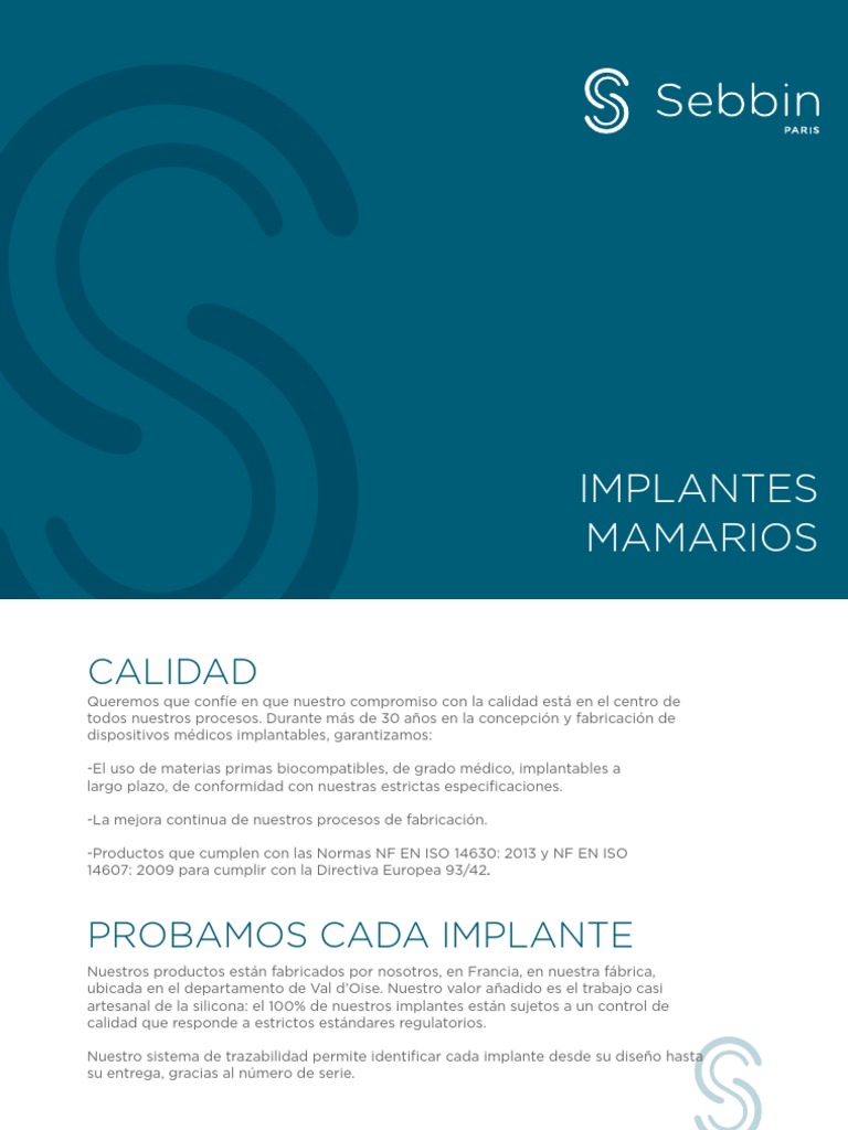 Implantes Sebbin | PDF | Science | Ciencia y Tecnología