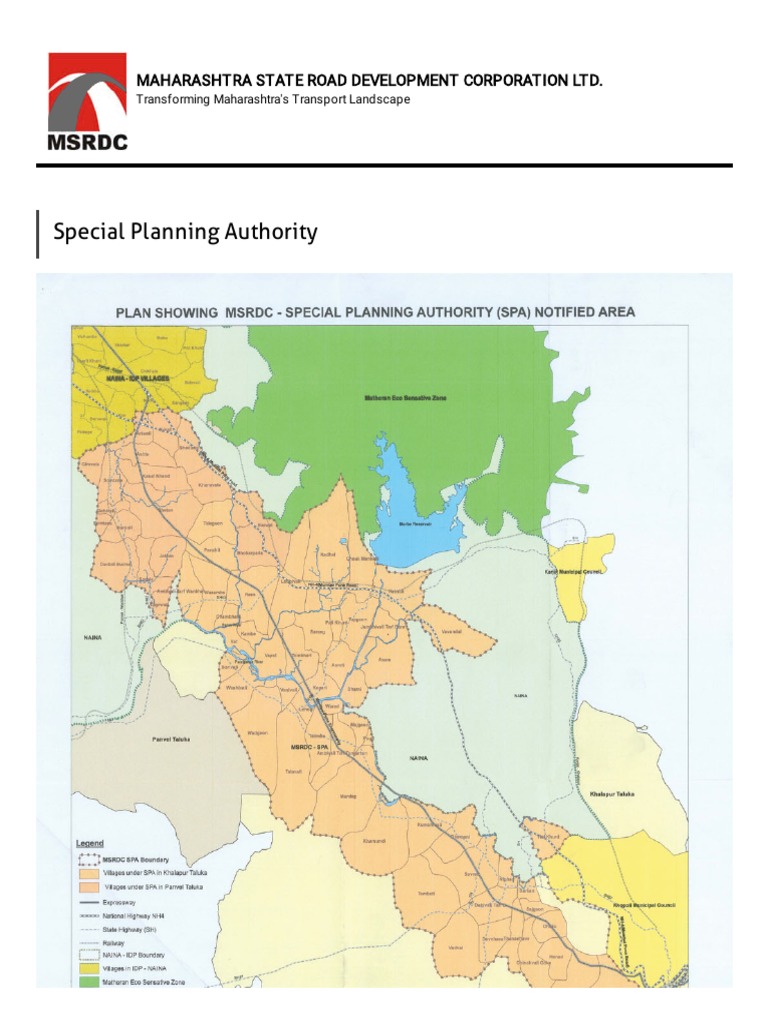 Maharashtra Road Development | PDF