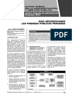 Siaf - Decodificando Las Finanzas Publicas Peruanas