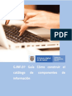 G.INF.07 Guía Como Construir El Catalogo de Componentes de Información v1.1