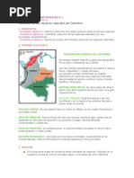 Mapa de Colombia Con Las Regiones | PDF