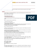 Use of Black Hole Route in Site To Site IPsec VPN Scenarios