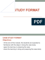 Case Study Format