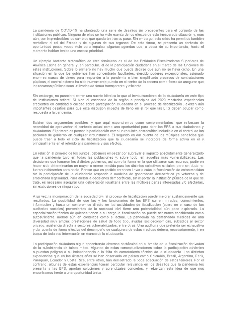 La Pandemia de COVID | PDF | Democracia | Ideologías políticas