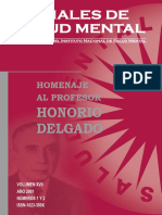 Homenaje Al Profesor Honorio Delgado