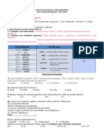 Aulas de Química sobre Hidrocarbonetos