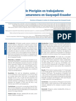 Prevalencia de Pterigión en Trabajadores de Una Planta Camaronera en Guayaquil-Ecuador