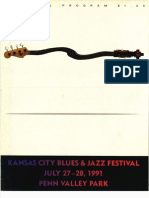 Kansas City Blues and Jazz Festival Program Guide - 1991