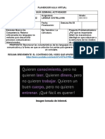 Guía Semanal Actividades: Imagen Tomada de Internet