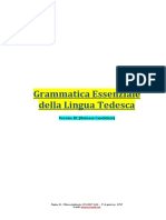 Grammatica Essenziale Della Lingua Tedesca - RC