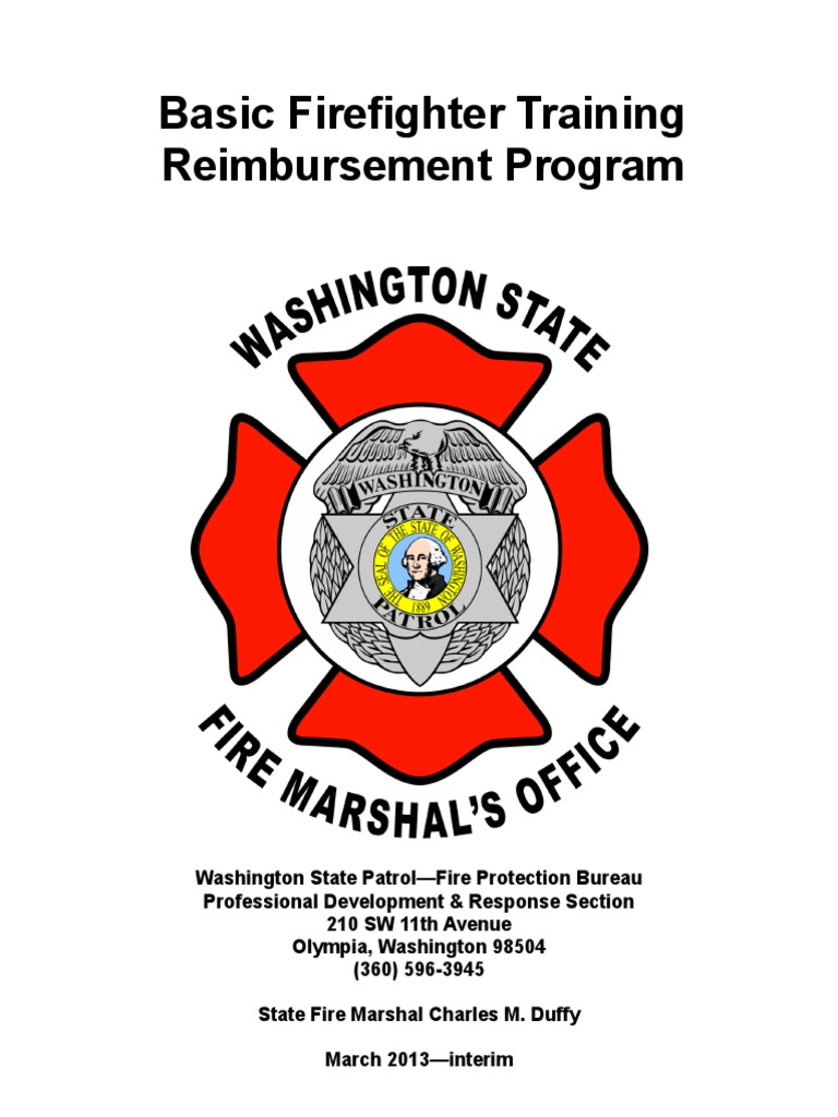 Basic Firefighter 1 Reimbursement Program Manual PDF Firefighter Knot