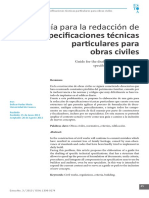 Guia Para La Redaccion de Especificaciobes Tecnicas