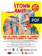 Chinatown Cleanup Flyer 