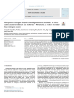 Electrochimica Acta: Sampath Gayathri, Paulraj Arunkumar, Eui Joong Kim, Sumin Kim, Inji Kang, Jong Hun Han