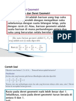 Baris Deret Geometri