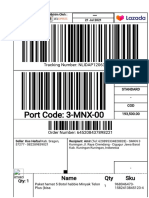 Port Code: 3-MNX-00: Tracking Number: NLIDAP1206313842