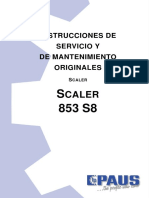 Manual de Mantenimiento Scaler