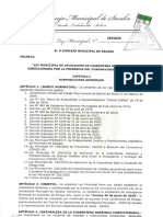 Ley Municipal Nº 204-2020 - Aplicacion de La Cuarentena Dinamica y Condicionada Por El Covid 19