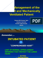 Airway Management of The Intubated and Mechanically Ventilat