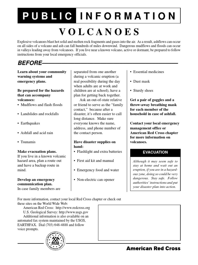 Public Information Volcanoes | PDF | Volcanic Ash | Volcano