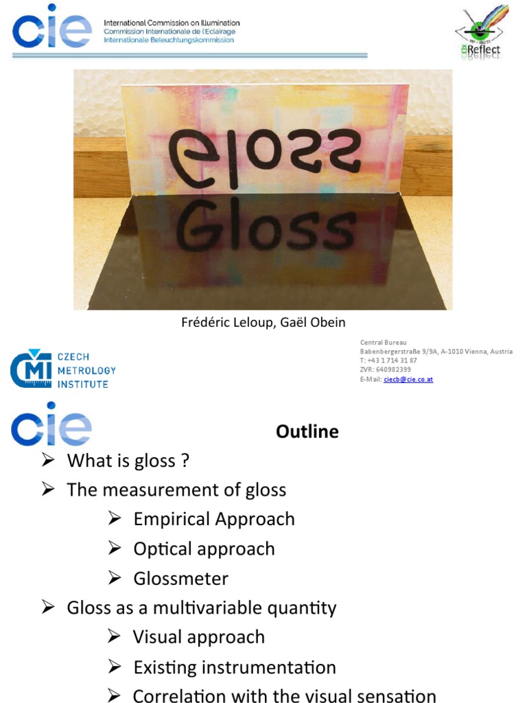 Gloss Measurement Standards Overview | PDF | Natural Philosophy | Atomic