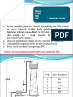 16 Tugas Head Loss Total  dan Daya Pompa (1)