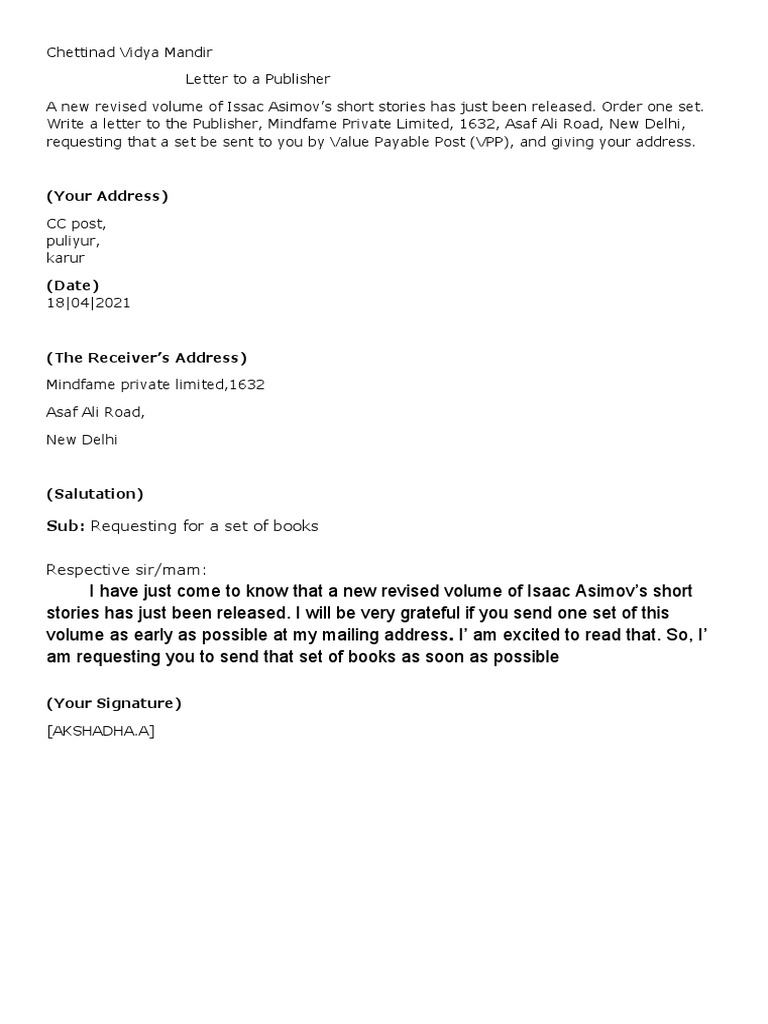 Letter Format | PDF
