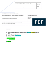 Identificación Del Instrumento:: Programa de Formación: Química Aplicada A La Industria Ficha de Caracterización