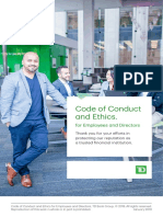 TD Governance Code Ethics