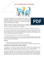 Desafios de La Moderna Gestion Del Personal GP 2020