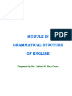 Grammatical Structures of English Module 02