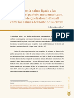 Sanacion Indigena Plantas de Quetzalcóatl-Ehécatl Entre Los Nahuas Actuales Del Norte de Guerrero Lilián González