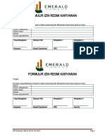 012-Employee Official Permit Form